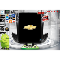 ACS 1044T Radio dedykowane Chevrolet Cruze 2016r. up TESLA STYLE Android 7.1 CPU 4x1.6GHz Ram 2GHz Dysk 32GB GPS Ekran HD MultiTouch OBD2 DVR DVBT BT